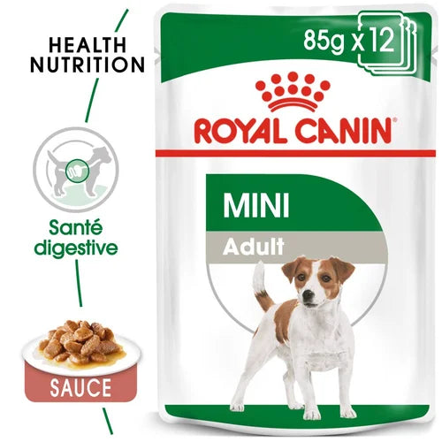 Royal Canin Aliment Humide Chien Mini Adult en sauce 85G